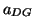 $ a_{DG}$