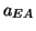 $ a_{EA}$