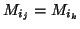 $ M_{i_{j}} = M_{i_{k}}$