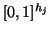 $ [0,1]^{h_{j}}$