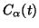 $ C_{\alpha}(t)$