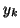 $ y_{k}$