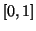 $ [0,1]$