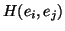 $ H(e_{i},e_{j})$
