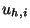 $ u_{h,i}$